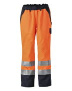 07090-880-141 Overtrekbroek - hi-vis oranje/marine