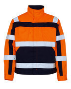 07109-860-141 Veste - Hi-vis orange/Marine