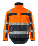 07223-880-141 Winterjas - hi-vis oranje/marine