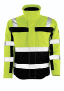 09335-880-171 Winterjas - hi-vis geel/marine