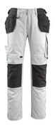 14031-203-0618 Pantalon avec poches flottantes - Blanc/Anthracite foncé