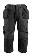 14449-442-09 Driekwart broek met spijkerzakken - zwart