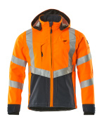 15502-246-14010 Veste softshell - Hi-vis orange/Marine foncé