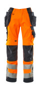 15531-860-14010 Pantalon avec poches flottantes - Hi-vis orange/Marine foncé
