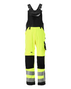 15569-860-1709 Amerikaanse overall met kniezakken - hi-vis geel/zwart