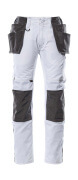 17631-442-0618 Pantalon avec poches flottantes - Blanc/Anthracite foncé