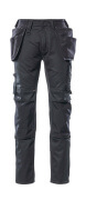 17731-442-09 Pantalon avec poches flottantes - Noir