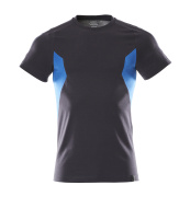18382-959-01091 T-shirt - donkermarine/helder blauw