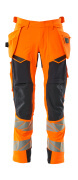 19031-711-14010 Pantalon avec poches flottantes - Hi-vis orange/Marine foncé