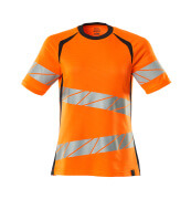 19092-771-14010 T-shirt - Hi-vis Orange/Marine foncé
