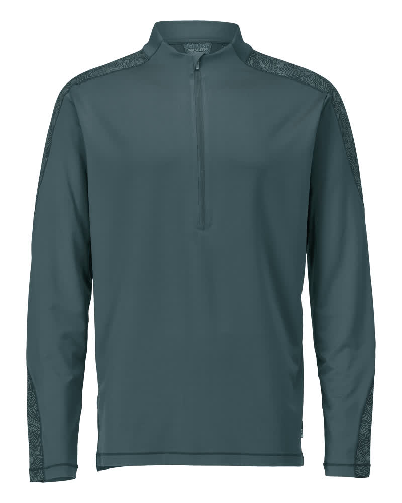 T-shirt, manches longues, demi-zippé - Image 4