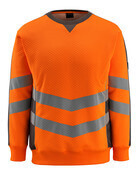 50126-932-1418 Sweatshirt - Hi-vis orange/Anthracite foncé