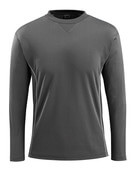 50128-933-0917 T-shirt, met lange mouwen - zwart/hi-vis geel