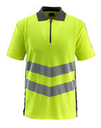 50130-933-1718 Poloshirt - hi-vis geel/donkerantraciet