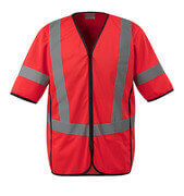 50216-310-222 Gilet de circulation - Hi-vis rouge